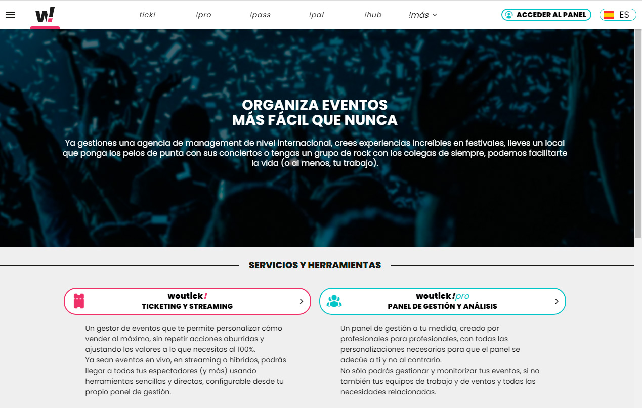 Woutick Landing Page